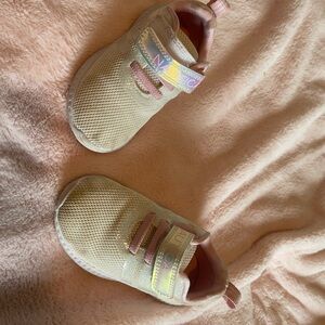 White size 7 nautical sneakers